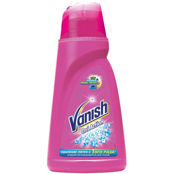 Пятновыводитель Vanish Oxi Action 1л жидкий