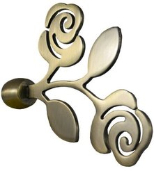 Наконечник Qually Ст.золото Цветок 16мм YF024-Br16