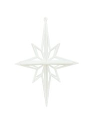 Украшение подвесное Ромб белый 120х120х120мм