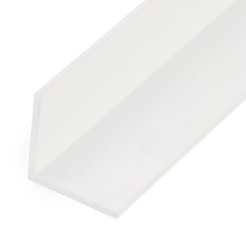 Уголок пластик бел.25x25x1,8х2000мм