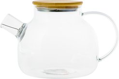 Чайник заварочный ABC Home 1л стекло, крышка бамбук