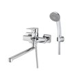 Смеситель для ванны Milardo Poli POLSB00M10 в комплекте с душевыми аксессуарами