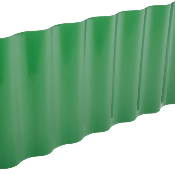 Лента бордюрная Мегасад Волна h15см 9м, полипропилен, зеленый, HD4004-915G
