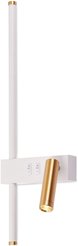 Бра Ambrella light FL5207/2 SWH/GD 7W+5W 4200K белый песок/золото 
