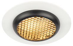Светильник встраиваемый алюминиевый ЭРА KL109 WH/BK MR16 GU5.3 белый/черный матовый