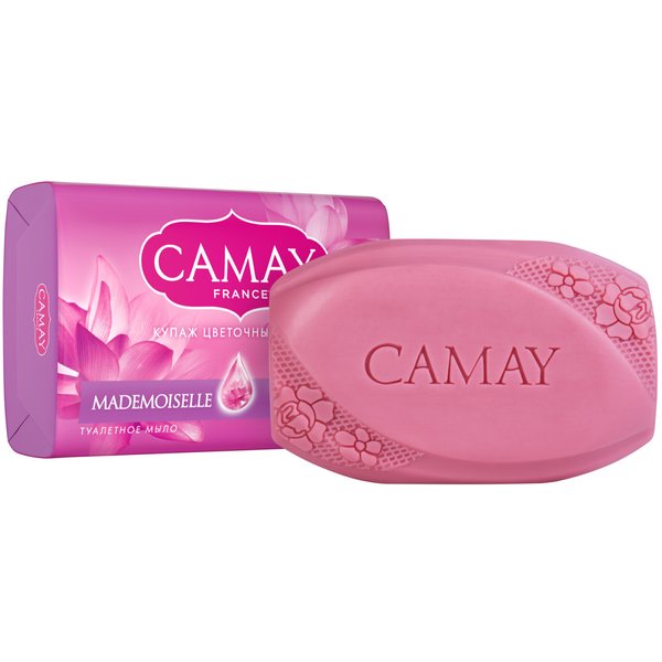 Мыло туалетное Camay Mademoiselle 85г Цветущий Лотос