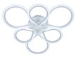 Люстра светодиодная Lagrima 39226-3+3 Silver 150W