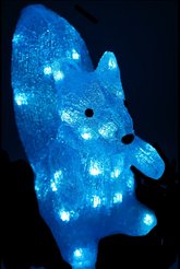 Фигура светодиодная внешняя Белочка 25см 40LED акриловый SYCL17-210