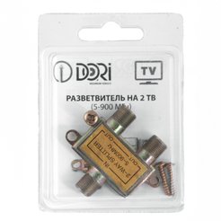 Разветвитель на 2 TV(5-900MHz)эконом