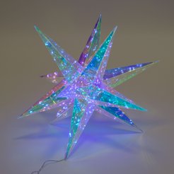 Фигура светодиодная внешняя Звезда 40см 100LED, мультиколор, USB, ПЭТ, RX117-40