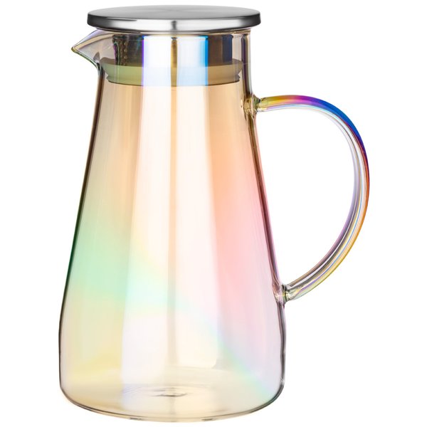 Набор питьевой Agness Rainbow Кувшин 1,2л+Стаканы 350мл 2шт стекло