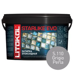 Затирка эпоксидная STARLIKE EVO s.110 grigio perla (1кг)
