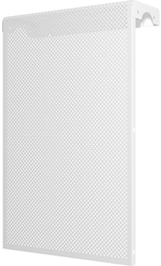 Экран радиаторный перфорированный,390x610x140,4-х секционный,сталь,белый