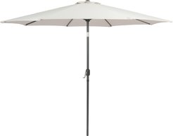 Зонт садовый Колумбия d2,7м, стойка d38мм, 8 ребер, сталь/полиэстер 160г, белый, без подставки