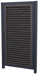 Комплект жалюзи калитки Кавказ 2000х1000х80мм графитовый дуб