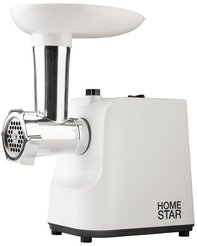 Мясорубка электрическая HomeStar HS-2033 2000Вт функция Реверс, белый