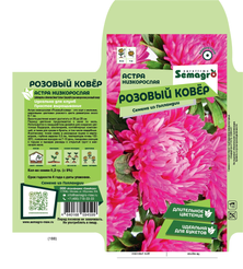 Семена Астра низкорослая Розовый ковёр