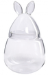 Конфетница Glasserie Bunny 11х11х20см стекло 