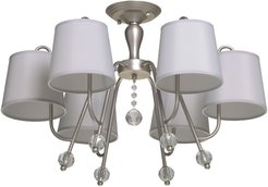Люстра Вега 6х40W E14 220 V белый/хром (329012406)