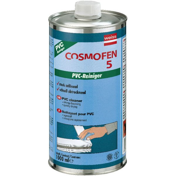 Очиститель Cosmofen 5 для ПВХ материалов растворяющий 1000мл