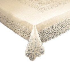 Скатерть прямоугольная Imperial 140х220см бежевый, ПВХ