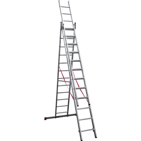 Лестница профессиональная трёхсекционная Новая Высота 3х12
