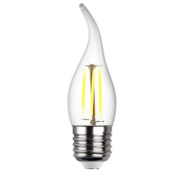 Лампа светодиодная REV FILAMENT 7Вт Е27 свеча на ветру 4000К свет нейтральный белый