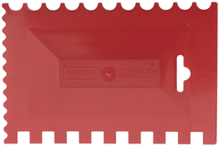 Шпатель зубчатый 170 х 110мм пласт. ручка