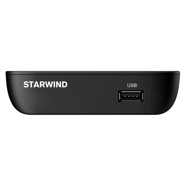 Ресивер цифровой телевизионный DVB-T2 Starwind CT-160 черный