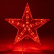 Наконечник на елку электрический 22см 16LED,красный F13-STAR16R