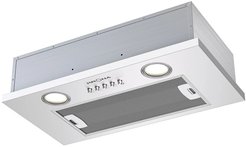 Вытяжка кухонная встраиваемая Krona Selina 600 PB 52х28х13см белый