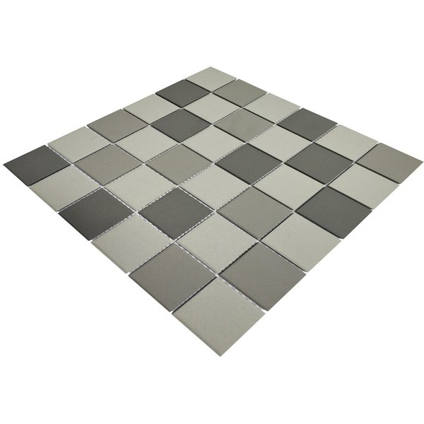 Мозаика Tessare 30,6х30,6х0,6см керамика серый микс шт(HSN2183)
