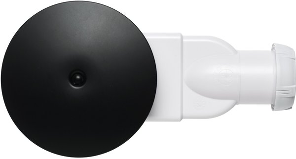 Сифон для душевого поддона SLIM,сверхплоский с гидрозатвором,черный