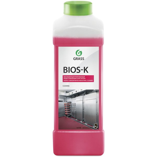 Средство моющее GraSS Bios–K 1л высококонцентрированное щелочное