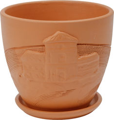 Горшок керамический Голландия d15см h15,5см v1,4л, высокий овал, терракот