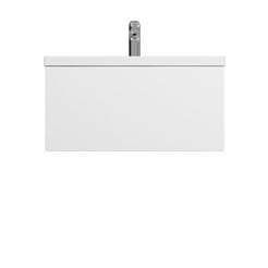 Тумба подвесная Gem 75см,1 ящик push-to-open,цвет:белый,глянец M90FHX07521WG