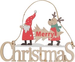 Сувенир Merry Christmas 22,5х0,5х18, дерево, SYMZPA-4425209