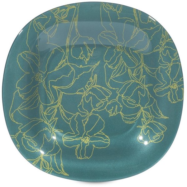 Тарелка десертная Luminarc Annalee Green 19см зеленый, стекло