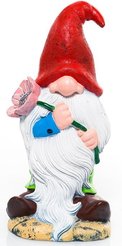 Фигура садовая Гном с цветком h51см F09319-BT