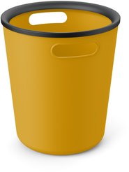Корзина д/мусора Ambient Folk 10л 24,5х24,5х28см медово-желтый, полипропилен