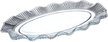 Блюдо овальное сервировочное Lefard Crystal pearl 33х20см стекло