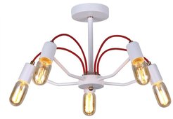 Люстра HIPER H002-5 WHITE/GOLD 5хЕ27