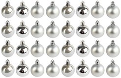 Набор шаров 32шт 4см серебро SYQA-012283