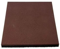 Плитка резиновая 500х500х30мм коричневая (0,25м2)