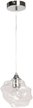 Подвес Соло 1х40W E27 металл, стекло, хром/прозрачный