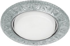 Светильник точечный Эра DK LD22 SL/WH Gx53 прозрачный с подсветкой