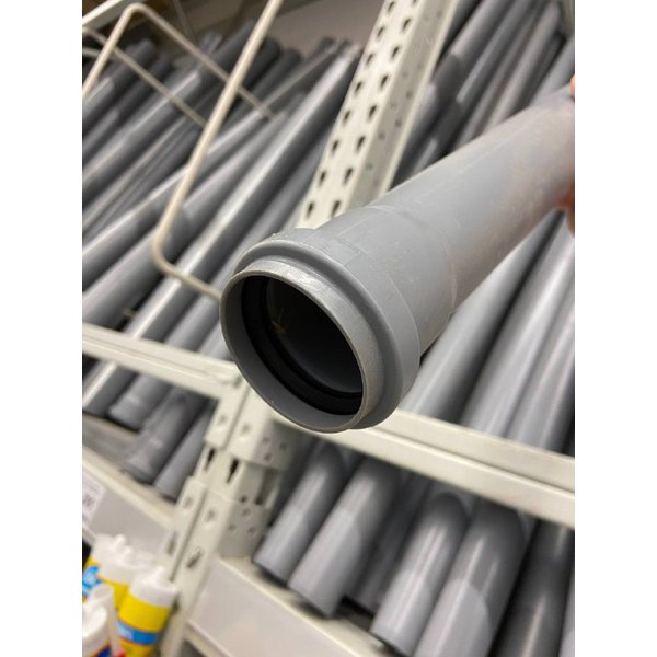 Труба канализационная полипропиленовая d50х1,8мм L1500мм для внутренней канализации