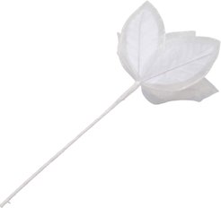 Цветок декоративный 24см белый, 02410