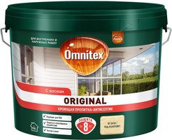 Пропитка для древесины кроющая Omnitex Original BC бесцветная 8,4л