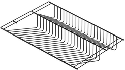 Обувница-полка сетчатая 2-х ярусная Larvij 60,3х40,4х9,2см черный